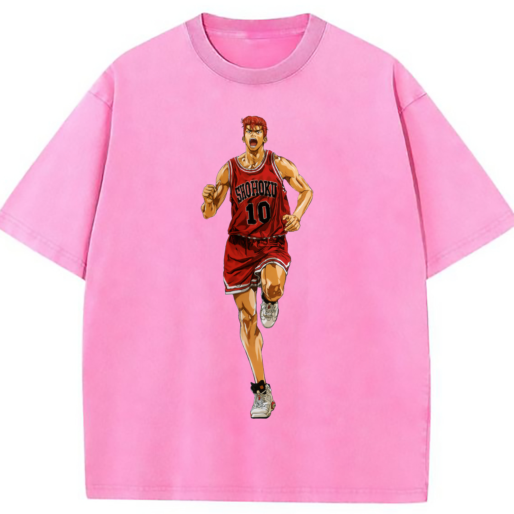 （画像用） SLAM DUNK／スラムダンク 綿100% ヴィンテージ風 半袖Tシャツ（フロントプリント）